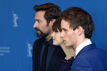 Hugh Jackman, Anne Hathaway, Eddie Redmayne