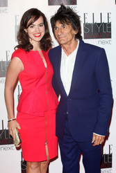 Ronnie Wood (Faces, Jeff Beck Group, The Rolling Stones) mit Gattin Sally Humphries