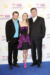 Rhea Harder mit Lebensgefährten Jörg Vennewald, Bruno F. Apitz