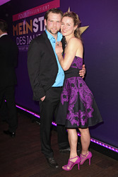 Rhea Harder mit Lebensgefährten Jörg Vennewald