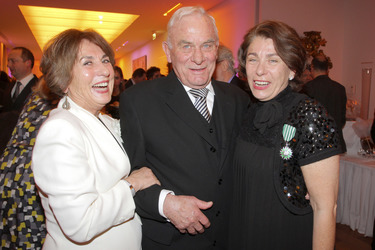 Kirsten Niehuus mit Eltern Christa und Günter