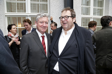 Ottfried Fischer mit Gast