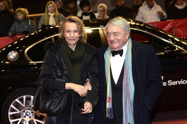 Claude Lanzmann mit Begleitung