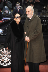 Christopher Lee mit Ehefrau Gitte