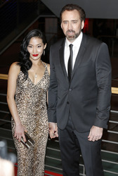 Nicolas Cage mit Ehefrau Alice Kim