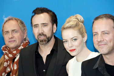 Uwe Ochsenknecht, Nicolas Cage, Emma Stone, Kirk De Micco