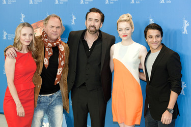 Uwe Ochsenknecht, Janin Reinhardt, Nicolas Cage, Emma Stone, Kostja Ullmann