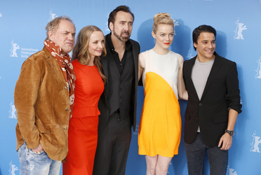 Uwe Ochsenknecht, Janin Reinhardt, Nicolas Cage, Emma Stone, Kostja Ullmann