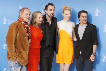 Uwe Ochsenknecht, Janin Reinhardt, Nicolas Cage, Emma Stone, Kostja Ullmann