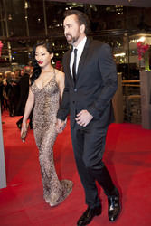 Nicolas Cage mit Ehefrau Alice Kim