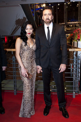 Nicolas Cage mit Ehefrau Alice Kim