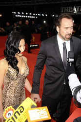 Nicolas Cage mit Ehefrau Alice Kim