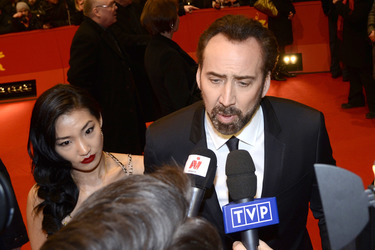 Nicolas Cage mit Ehefrau Alice Kim