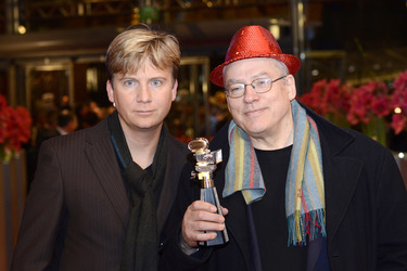 Rosa von Praunheim mit Freund Oliver Sechting