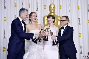Daniel Day-Lewis, Jennifer Lawrence, Anne Hathaway, Christoph Waltz