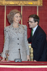 Sophia von Spanien in der Real Academia de Bellas Artes de San Fernando, Madrid