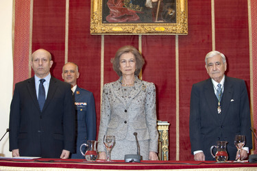 Sophia von Spanien in der Real Academia de Bellas Artes de San Fernando, Madrid