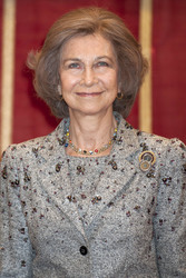 Sophia von Spanien in der Real Academia de Bellas Artes de San Fernando, Madrid