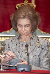 Sophia von Spanien in der Real Academia de Bellas Artes de San Fernando, Madrid