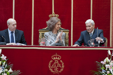 Sophia von Spanien in der Real Academia de Bellas Artes de San Fernando, Madrid