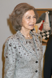 Sophia von Spanien in der Real Academia de Bellas Artes de San Fernando, Madrid