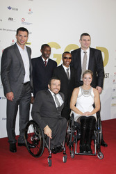 Wladimir Klitschko, Kurt Fearnley, Joseph Kibunja, Henry Wanyoike, Kirsten Bruhn, Vitali Klitschko