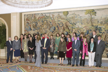 Prinzessin Letizia Audienz, Madrid