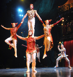 'Cirque du Soleil  Kooza' Fotoprobe, Madrid