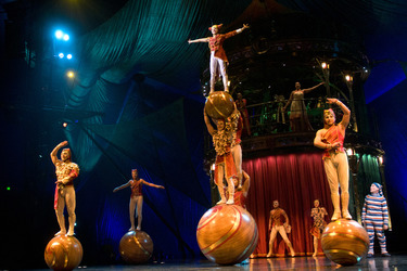 'Cirque du Soleil  Kooza' Fotoprobe, Madrid
