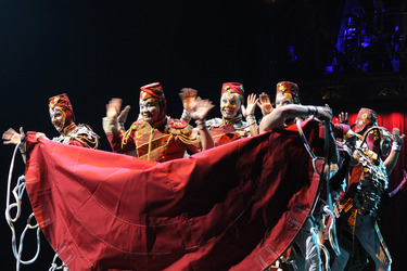 'Cirque du Soleil  Kooza' Fotoprobe, Madrid