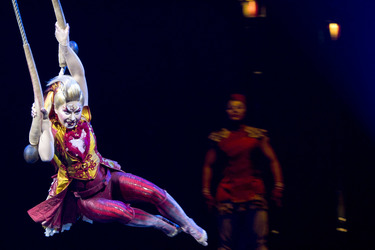 'Cirque du Soleil  Kooza' Fotoprobe, Madrid