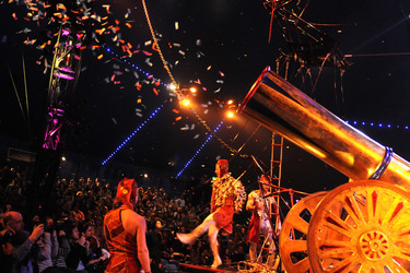 'Cirque du Soleil  Kooza' Fotoprobe, Madrid