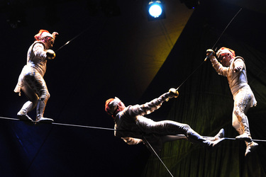 'Cirque du Soleil  Kooza' Fotoprobe, Madrid