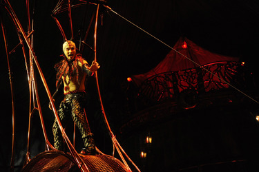 'Cirque du Soleil  Kooza' Fotoprobe, Madrid
