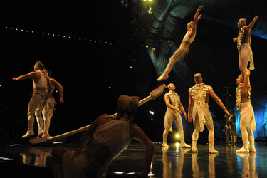 'Cirque du Soleil  Kooza' Fotoprobe, Madrid