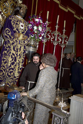 Sophia von Spanien besucht die Kirche Jesus de Medinaceli, Madrid