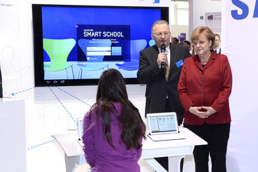 CeBIT Eröffnungsrundgang, Hannover