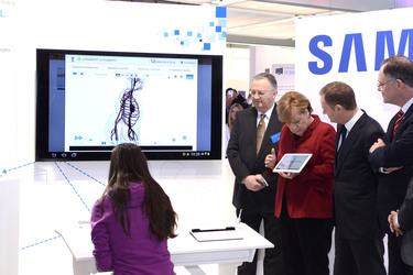 Angela Merkel, Donald Tusk, Stephan Weil