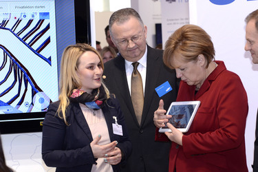 CeBIT Eröffnungsrundgang, Hannover