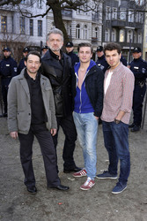 Boris Aljinovic, Dominic Raacke, Jannik Schümann, Edin Hasanovic