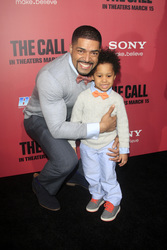 David Otunga mit Sohn David Otunga Jr.