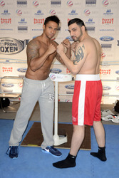 Wiegen zum Sat.1 Promiboxen, Düsseldorf