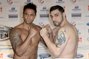 Wiegen zum Sat.1 Promiboxen, Düsseldorf