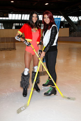 'Wir gegen Dir - On ice!' Eishockeyspiel, Berlin