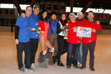 'Wir gegen Dir - On ice!' Eishockeyspiel, Berlin