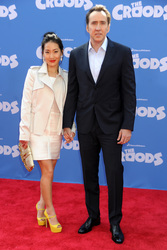 Nicolas Cage mit Ehefrau Alice Kim