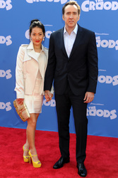 Nicolas Cage mit Ehefrau Alice Kim