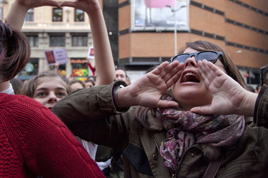 'Los amantes pasajeros' Flashmob, Madrid