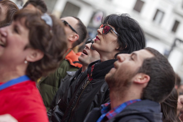 'Los amantes pasajeros' Flashmob, Madrid