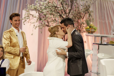 Florian Silbereisen, Maite Kelly mit Ehemann Florent Raimond